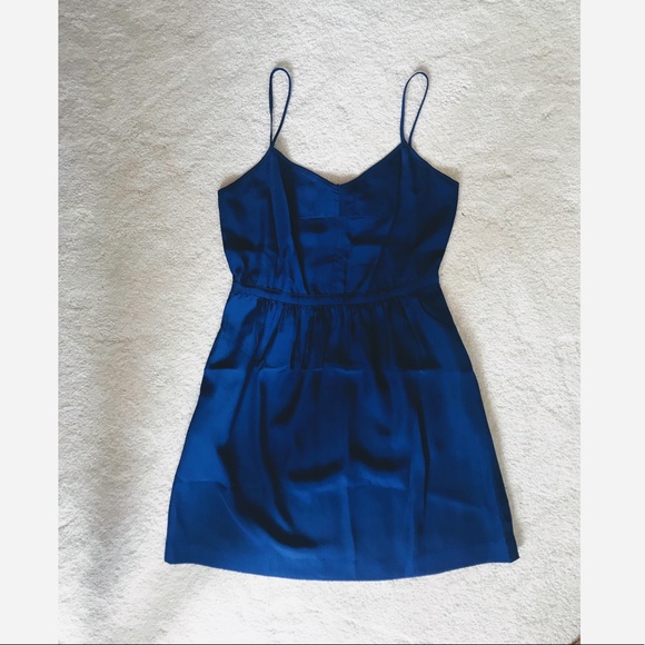 J Crew Factory Cobalt blue mini dress - Picture 2 of 7